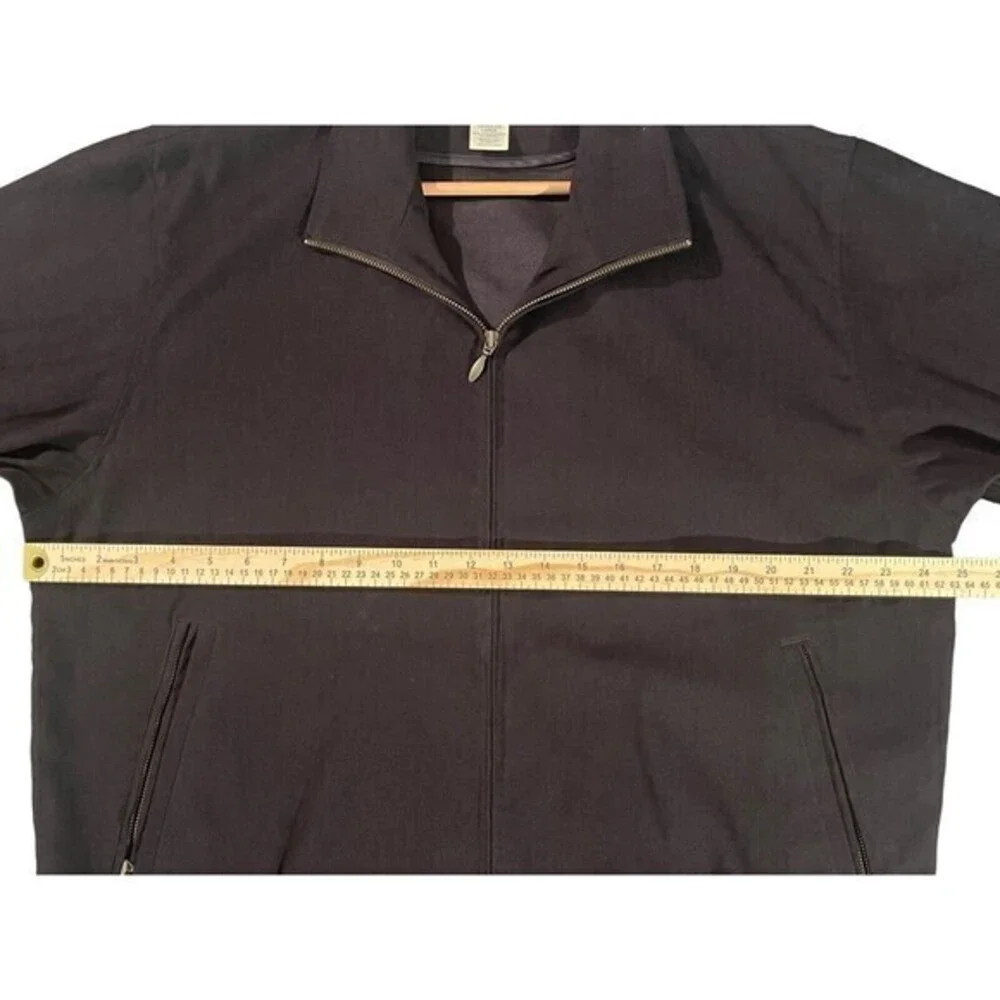 TRAVELSMITH‎ FULL ZIP JACKET - BLACK MEN'S SIZE LARGE